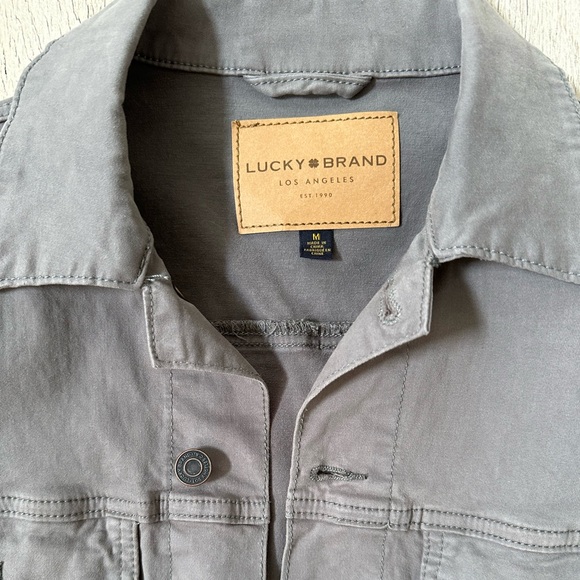 Lucky Brand Men's Charcoal Shirt Jacket - Picture 5 of 12
